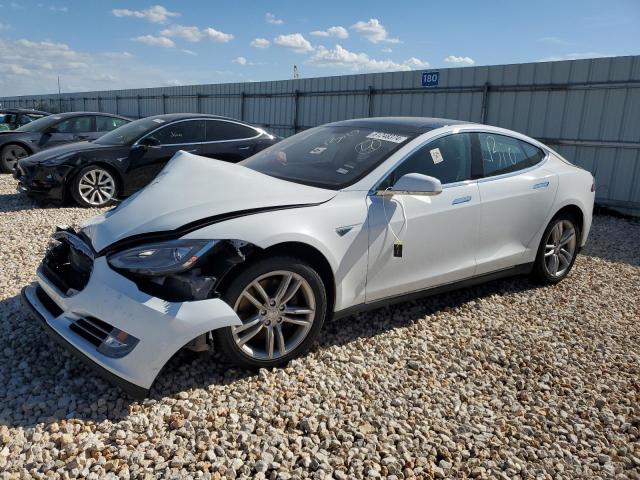 5YJSA1H16EFP38094 - 2014 TESLA MODEL S 白色 照片 1