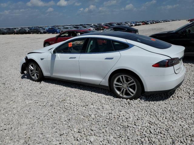 5YJSA1H16EFP38094 - 2014 TESLA MODEL S 白色 照片 2