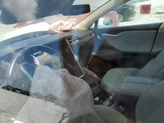 5YJSA1H16EFP38094 - 2014 TESLA MODEL S 白色 照片 8