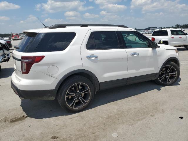 1FM5K8GT2DGB85921 - 2013 FORD EXPLORER SPORT WHITE photo 3