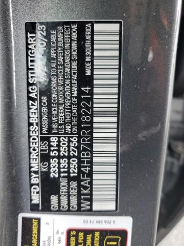 W1KAF4HB7RR182214 - 2024 MERCEDES-BENZ C 300 4MATIC GRAY photo 13