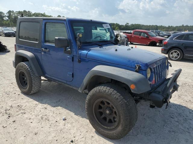 1J4FA24139L734420 - 2009 JEEP WRANGLER X BLUE photo 4