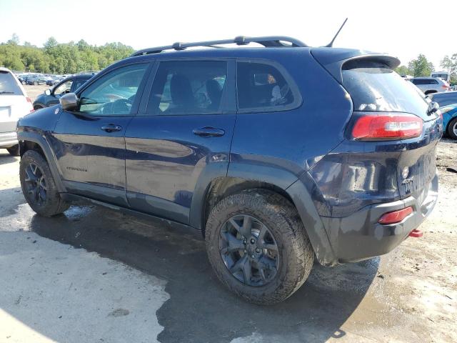 1C4PJMBBXFW718209 - 2015 JEEP CHEROKEE TRAILHAWK BLUE photo 2