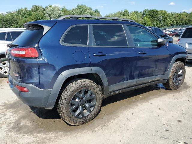 1C4PJMBBXFW718209 - 2015 JEEP CHEROKEE TRAILHAWK BLUE photo 3