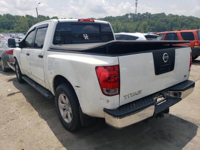 1N6AA0EK5CN328711 - 2012 NISSAN TITAN S WHITE photo 2