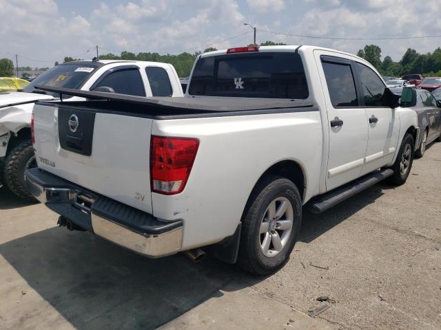 1N6AA0EK5CN328711 - 2012 NISSAN TITAN S WHITE photo 3