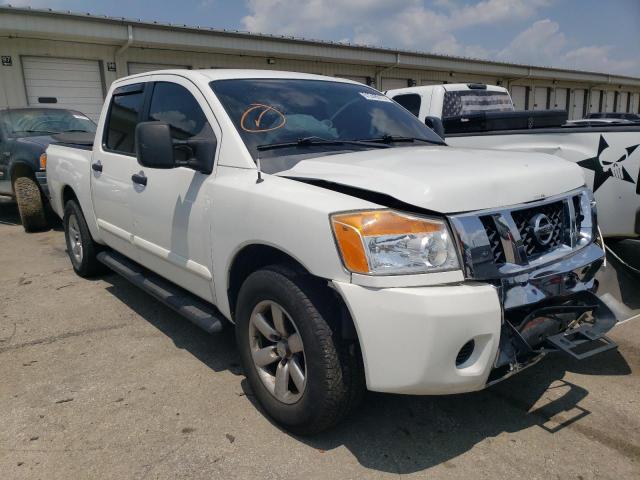 1N6AA0EK5CN328711 - 2012 NISSAN TITAN S WHITE photo 4