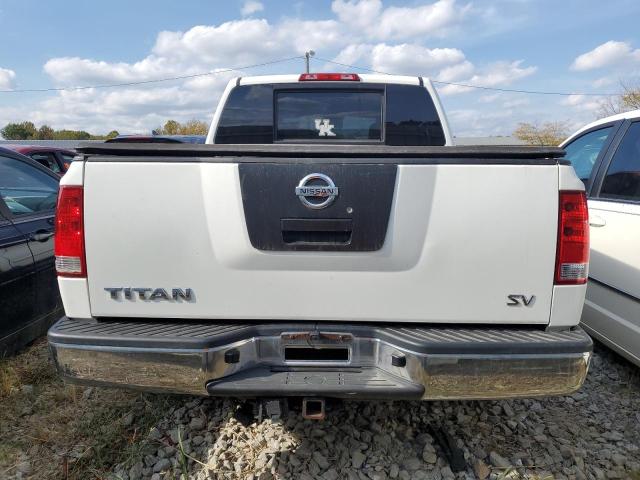 1N6AA0EK5CN328711 - 2012 NISSAN TITAN S WHITE photo 6