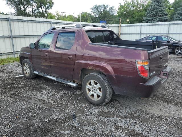 2HJYK16407H518530 - 2007 HONDA RIDGELINE RTS BURGUNDY photo 2