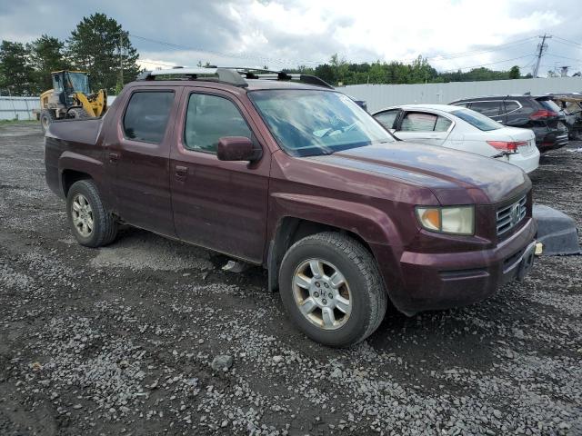 2HJYK16407H518530 - 2007 HONDA RIDGELINE RTS BURGUNDY photo 4