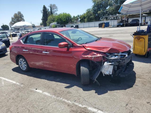 3N1AB7APXKY271940 - 2019 NISSAN SENTRA S RED photo 4