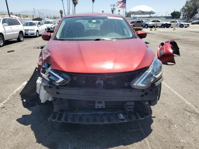 3N1AB7APXKY271940 - 2019 NISSAN SENTRA S RED photo 5