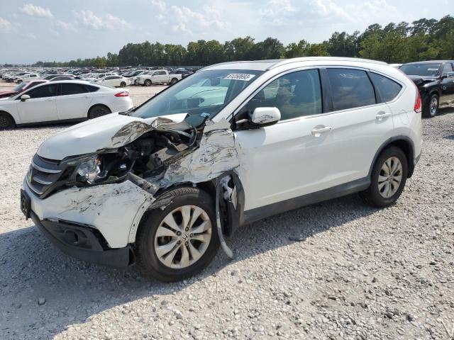 5J6RM3H77EL028523 - 2014 HONDA CR-V EXL WHITE photo 1