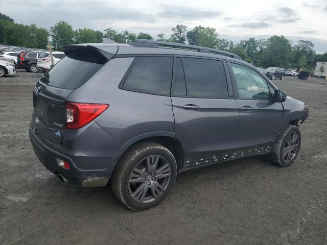 5FNYF8H54MB009534 - 2021 HONDA PASSPORT EXL رمادي صورة 3