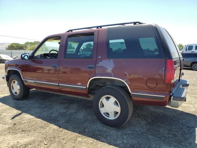 1GNEK13R6XJ509490 - 1999 CHEVROLET TAHOE K1500 BURGUNDY photo 2