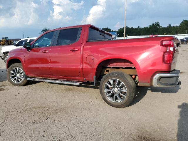 1GCUDDEDXNZ502834 - 2022 CHEVROLET SILVERADO K1500 LT RED photo 2