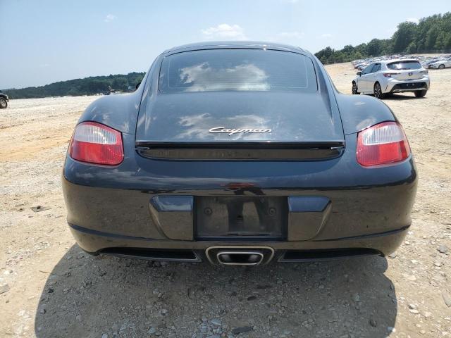 WP0AA29808U760388 - 2008 PORSCHE CAYMAN BLACK photo 6