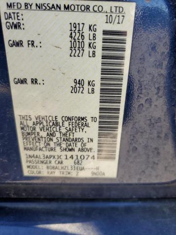 1N4AL3APXJC141074 - 2018 NISSAN ALTIMA 2.5 Mavi foto 12