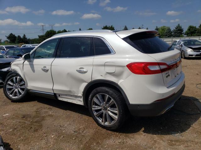 2LMPJ8LP9HBL25310 - 2017 LINCOLN MKX RESERVE WHITE photo 2