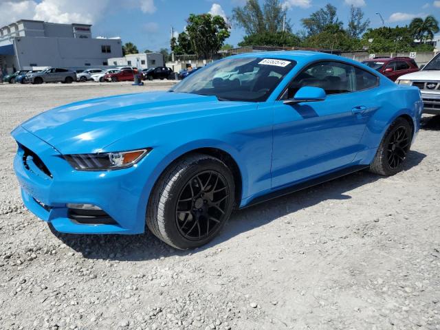 1FA6P8AM7H5301696 - 2017 FORD MUSTANG BLUE photo 1