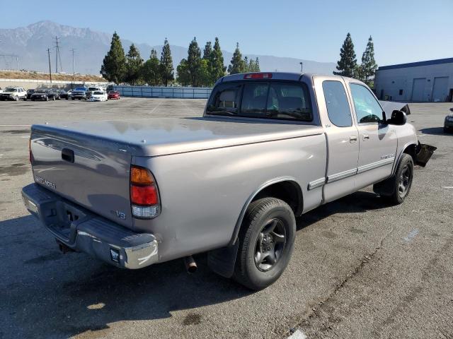 5TBRT341X2S240653 - 2002 TOYOTA TUNDRA ACCESS CAB SILVER photo 3