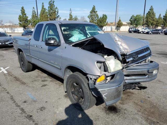 5TBRT341X2S240653 - 2002 TOYOTA TUNDRA ACCESS CAB SILVER photo 4