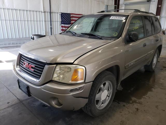 1GKDT13S722257440 - 2002 GMC ENVOY TAN photo 2