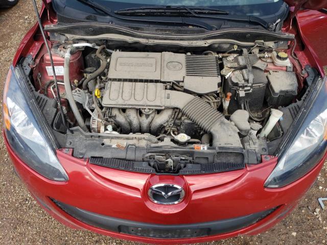 JM1DE1KY1E0173366 - 2014 MAZDA MAZDA2 SPORT RED photo 11