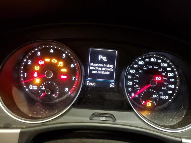 1V2WC2CAXMC219889 - 2021 VOLKSWAGEN ATLAS CROS SE رمادي صورة 9