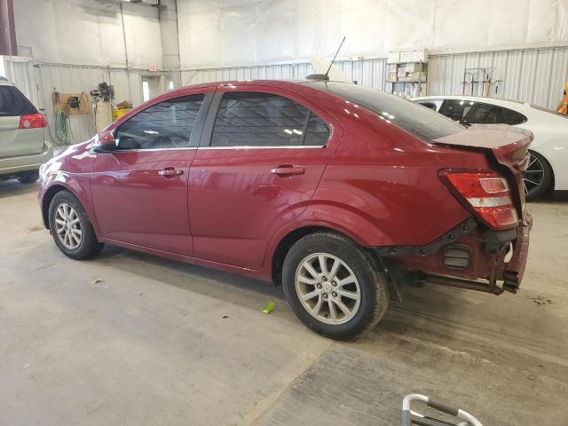 1G1JD5SH3H4107727 - 2017 CHEVROLET SONIC LT RED photo 2