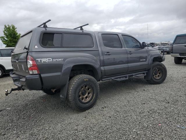 3TMLU4EN3FM182862 - 2015 TOYOTA TACOMA DOUBLE CAB Сұр фото 3