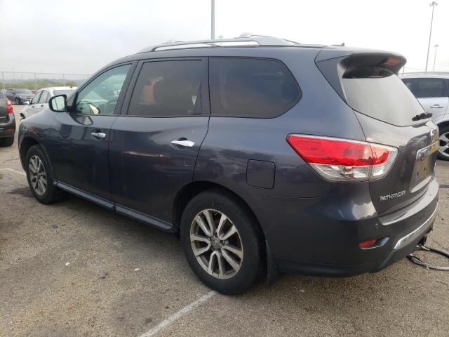 5N1AR2MM2DC615281 - 2013 NISSAN PATHFINDER S BLUE photo 2