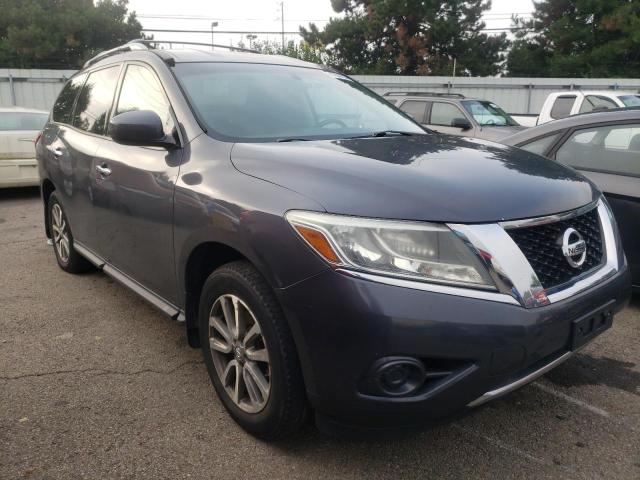 5N1AR2MM2DC615281 - 2013 NISSAN PATHFINDER S BLUE photo 4