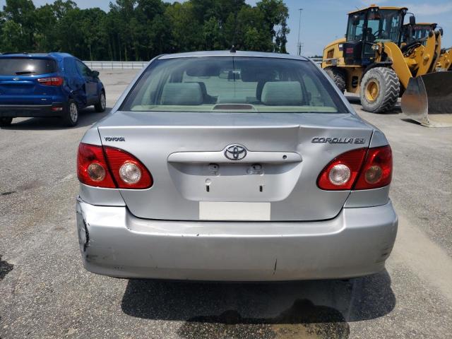 JTDBR32E270113869 - 2007 TOYOTA COROLLA CE SILVER photo 6