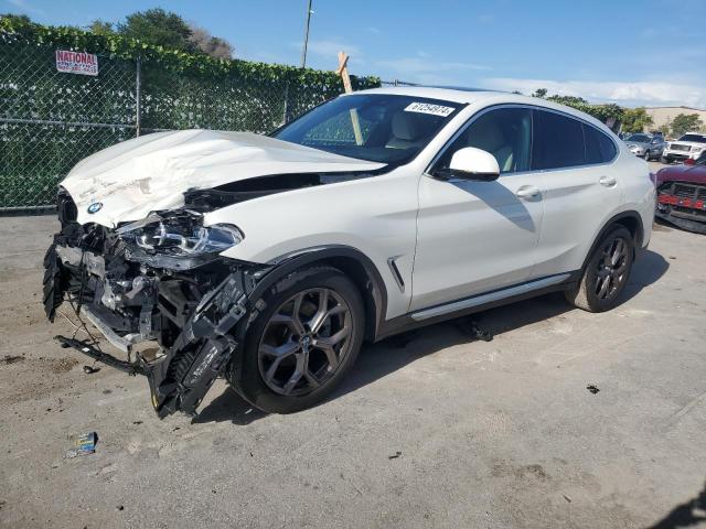 5UX2V1C02M9H22519 - 2021 BMW X4 XDRIVE30I WHITE photo 1