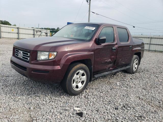 2HJYK16288H502897 - 2008 HONDA RIDGELINE RT BURGUNDY photo 1