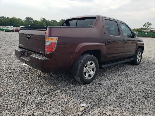 2HJYK16288H502897 - 2008 HONDA RIDGELINE RT BURGUNDY photo 3