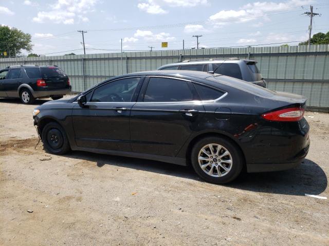 1FA6P0G73F5105271 - 2015 FORD FUSION S BLACK photo 2