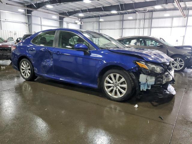 JTNB11HK2J3007853 - 2018 TOYOTA CAMRY L BLUE photo 4