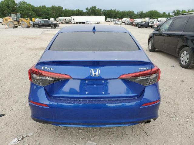 2HGFE2F52NH600033 - 2022 HONDA CIVIC SPORT 蓝色 照片 6