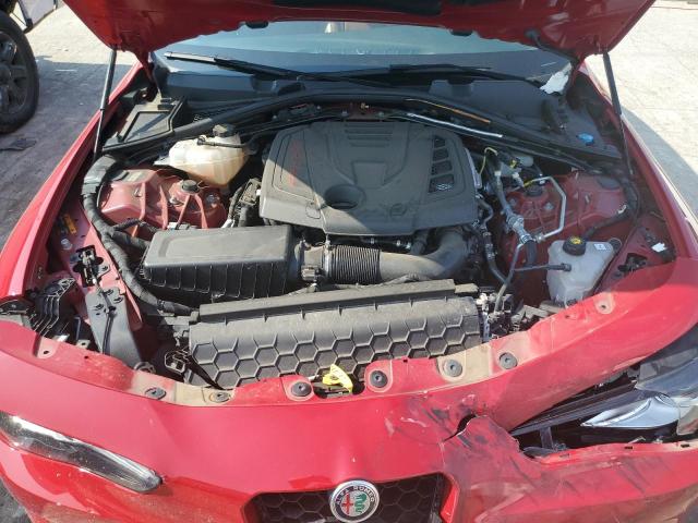 ZARFAMANXK7599840 - 2019 ALFA ROMEO GIULIA RED photo 11