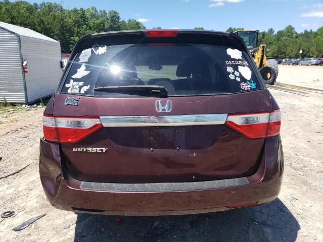 5FNRL5H6XCB090204 - 2012 HONDA ODYSSEY EXL BURGUNDY photo 6