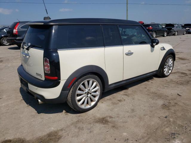 WMWZG3C54BTY35044 - 2011 MINI COOPER S CLUBMAN WHITE photo 3