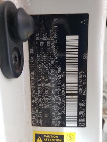 5TDZK3EH1DS094426 - 2013 TOYOTA HIGHLANDER BASE أبيض صورة 13