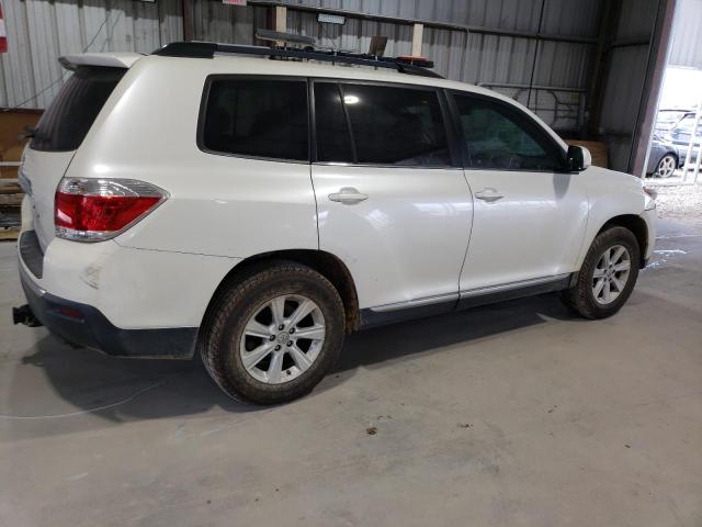 5TDZK3EH1DS094426 - 2013 TOYOTA HIGHLANDER BASE أبيض صورة 3