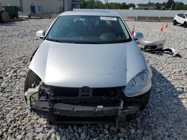 3VWRZ7AJ9AM130514 - 2010 VOLKSWAGEN JETTA SE SILVER photo 5