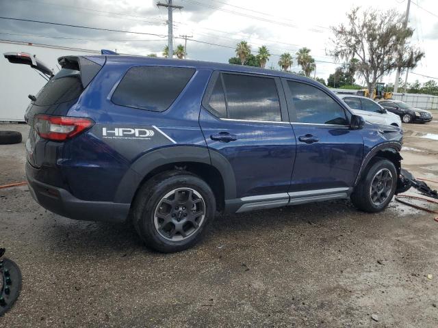 5FNYG2H4XPB006479 - 2023 HONDA PILOT EXL BLUE photo 3