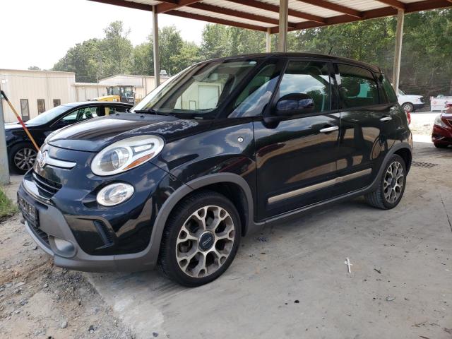 ZFBCFADH8EZ017054 - 2014 FIAT 500L TREKKING BLACK photo 1