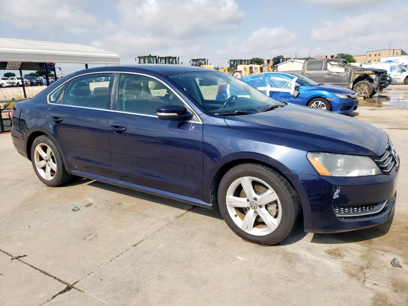 1VWBP7A31DC015789 - 2013 VOLKSWAGEN PASSAT SE BLUE photo 4