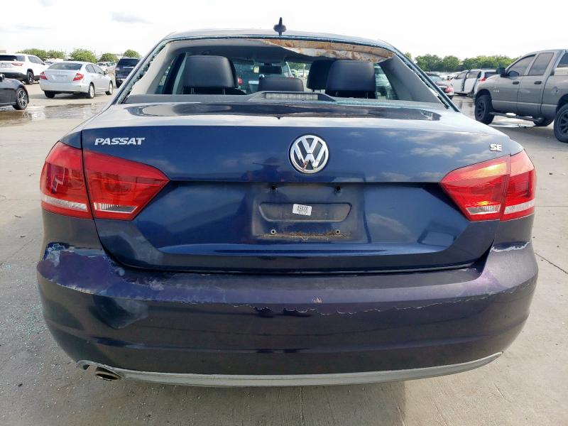 1VWBP7A31DC015789 - 2013 VOLKSWAGEN PASSAT SE BLUE photo 6